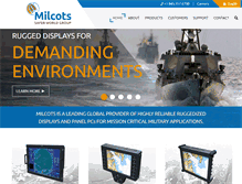 Tablet Screenshot of milcots.com